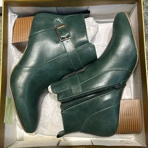 Charter Club Katiaa Ankle Boots 9.5 M Emerald